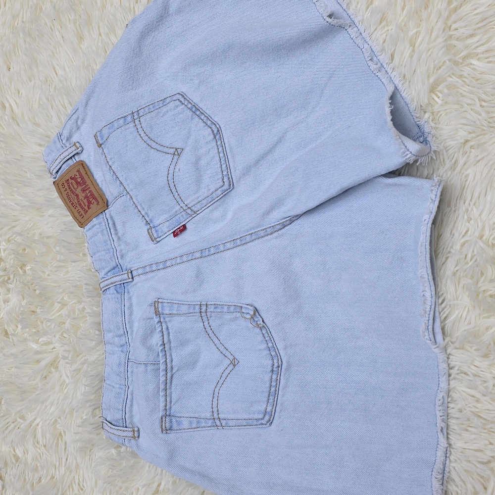Levi's Light Blue Denim Shorts